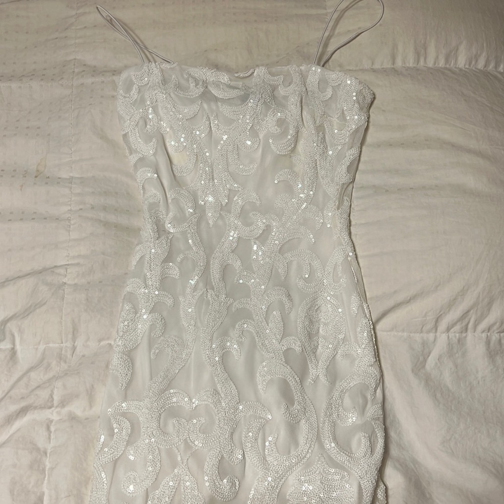 sequin mini dress